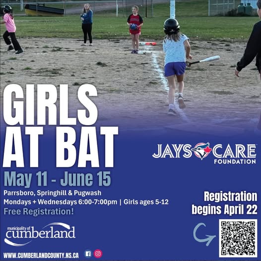 Sport Pugwash Presents Girls at Bat Until June15