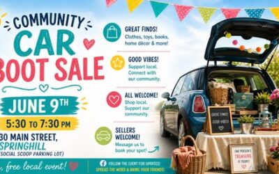 Community Car Boot Sale Springhill June 9
