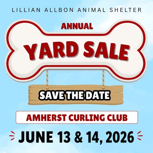 Lillian Allbon Animal Shelter Yard Sale June 13 & 14