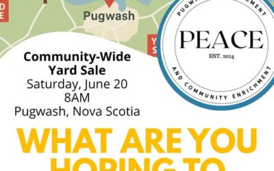 PEACE Community Wide Yard Sale in Pugwash June 20
