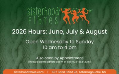 Sisterhood Fibres Schedule for June, July, August