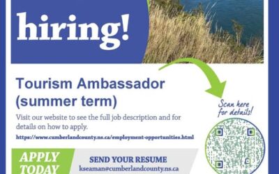 Municipality of Cumberland is Hiring a Tourism Ambassador
