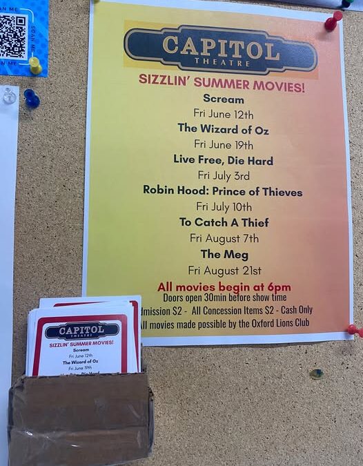 Capitol Theatre Sizzlin’ Summer Movies on until August 21