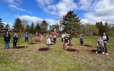 Advocate District School What started as a simple grant application has officially blossomed into a beautiful orchard