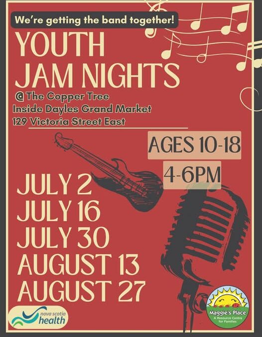 Maggies Place Cumberland Youth Jam Nights Starting July 2