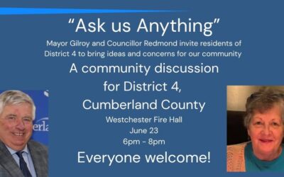 Westchester Fire Hall Mayor Gilroy and Councillor Redmond Question and Answer June 23