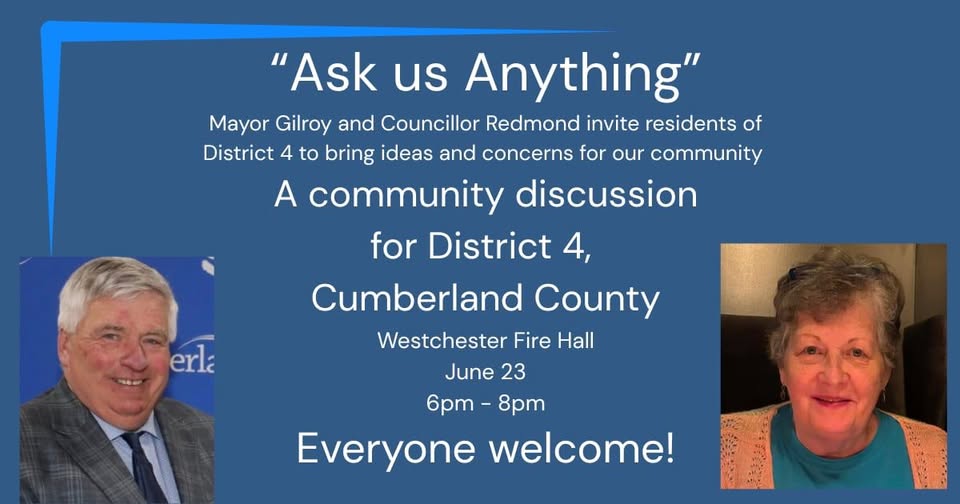 Westchester Fire Hall Mayor Gilroy and Councillor Redmond Question and Answer June 23