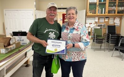 Congratulations to Tim Boyd for “Outstanding Volunteer Services”