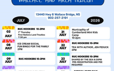 Wallace and Area Museum Events Calendar for July