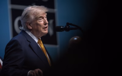 From menacing threats to comical misnomers: Donald Trump’s unlikely tale of love and darkness at Nato