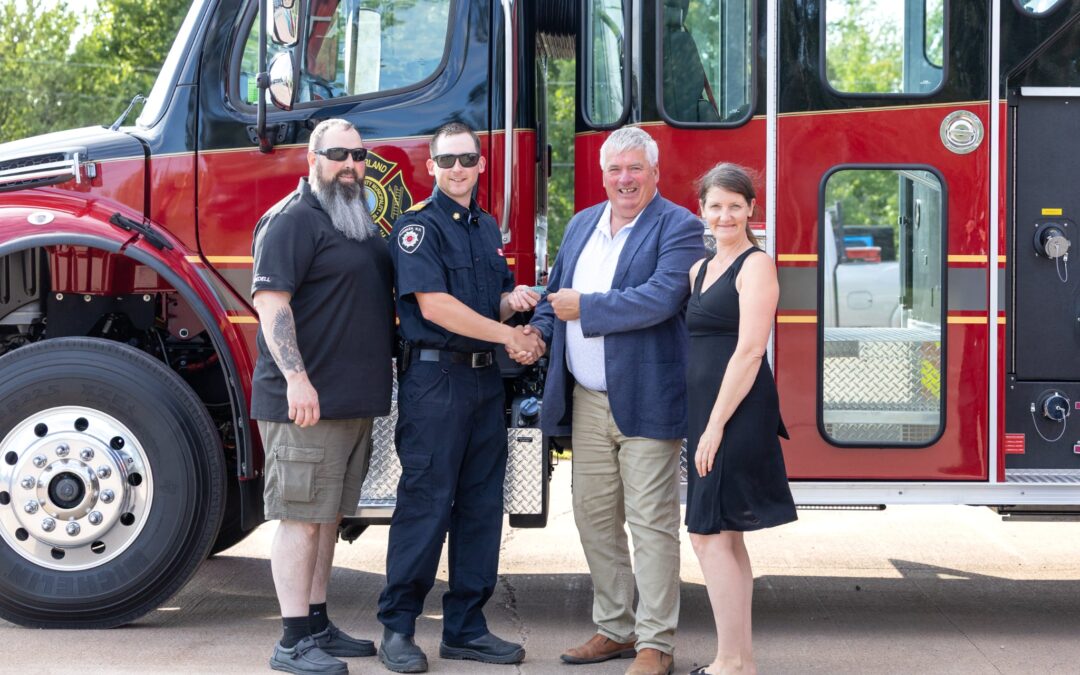 New Pumper/Tanker arrives for Pugwash Fire Department