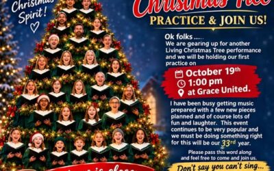 Living Christmas Tree Practice & Join Us October 19th