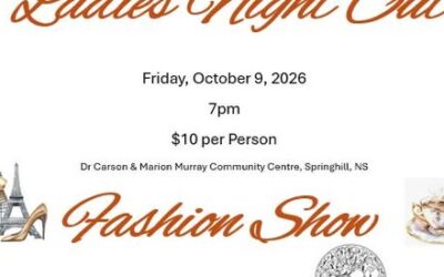 Ladies Night Out @ the Dr. Carson and Marion Murray Recreation Centre Friday October 9th