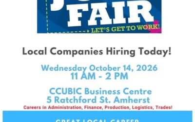 Nova Scotia Works CANSA Job Fair in Amherst Wednesday October 14th