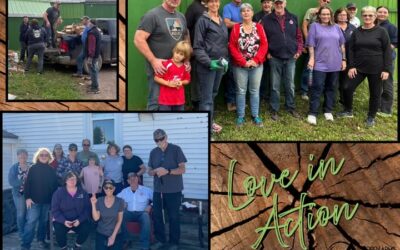 Open Arms Baptist Church Offering Wood Chucks