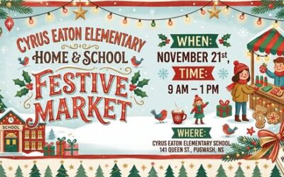 Cyrus Eaton Elementary School Presents: Home & School Festive Market November 21st
