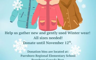 Parrsboro Regional Elementary School Home & School Winter Clothing Drive Donate Until November 12th
