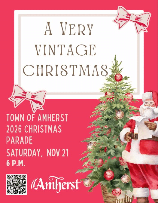 Amherst Community Living Presents A Very Vintage Christmas, Christmas Parade. Saturday November 21st