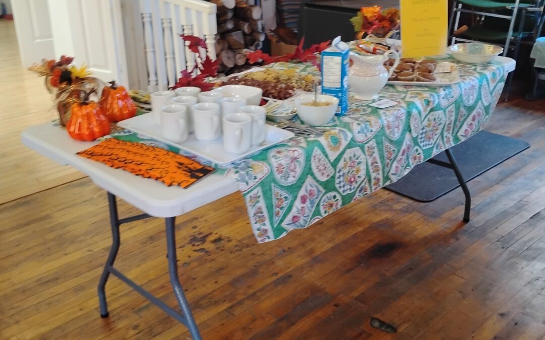 COMMUNITY CAFE SATURDAY NOVEMBER 7th  11-2 pm in the VALLEY SCHOOLHOUSE, Barclay Rd  WENTWORTH. 